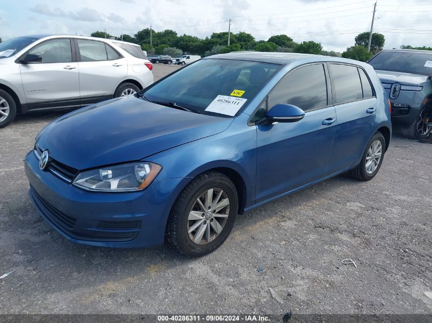 3VW217AU2GM053951 2016 VOLKSWAGEN GOLF - Image 2