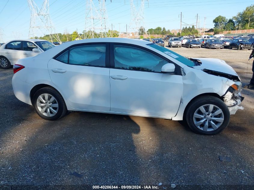 2016 Toyota Corolla L/Le/Le Pls/Prm/S/S Pls VIN: 2T1BURHE1GC695736 Lot: 40286344