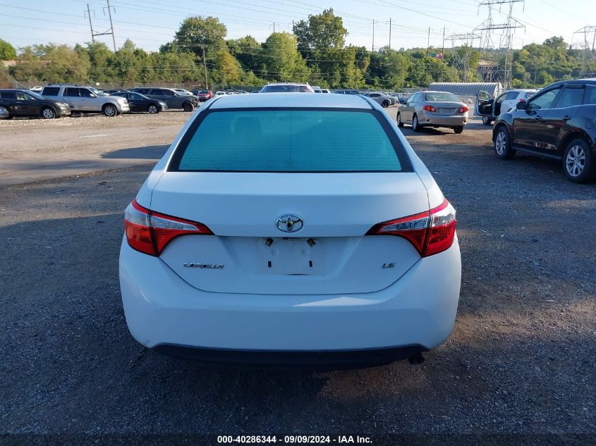 2016 Toyota Corolla L/Le/Le Pls/Prm/S/S Pls VIN: 2T1BURHE1GC695736 Lot: 40286344