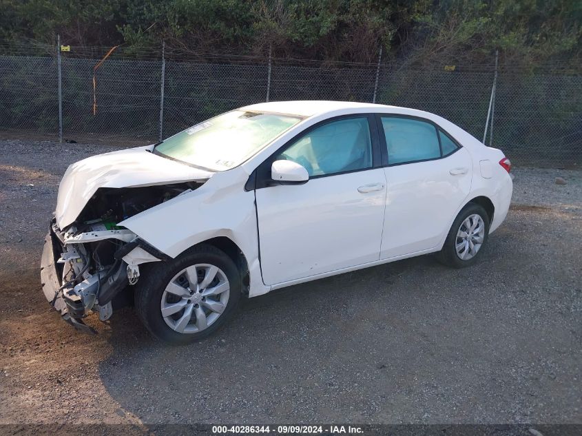 2T1BURHE1GC695736 2016 TOYOTA COROLLA - Image 2