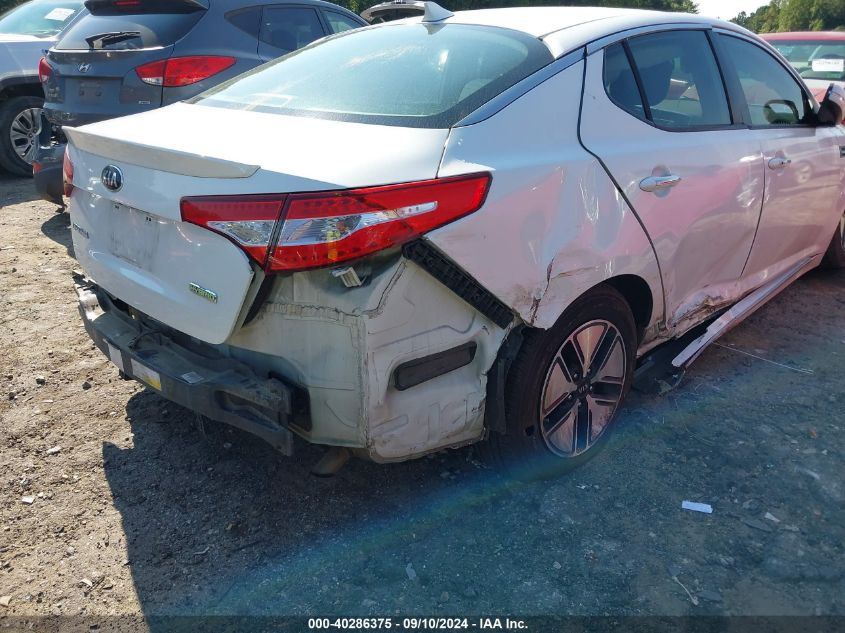 2012 Kia Optima Hybrid VIN: KNAGM4AD8C5020822 Lot: 40286375