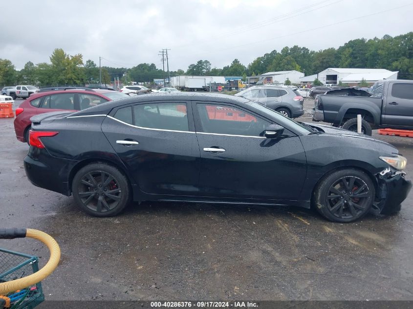 2016 Nissan Maxima 3.5 Sr VIN: 1N4AA6APXGC405085 Lot: 40286376