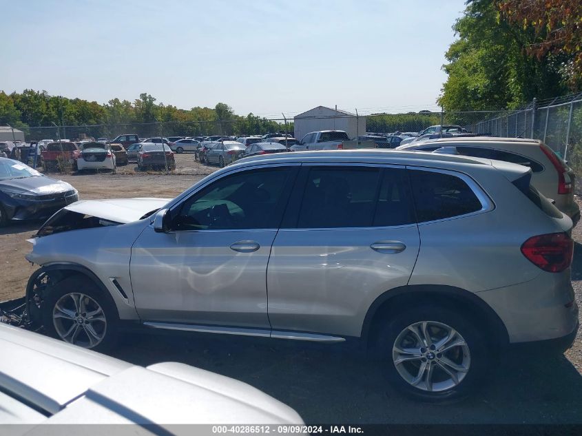 2019 BMW X3 xDrive30I VIN: 5UXTR9C57KLD91262 Lot: 40286512