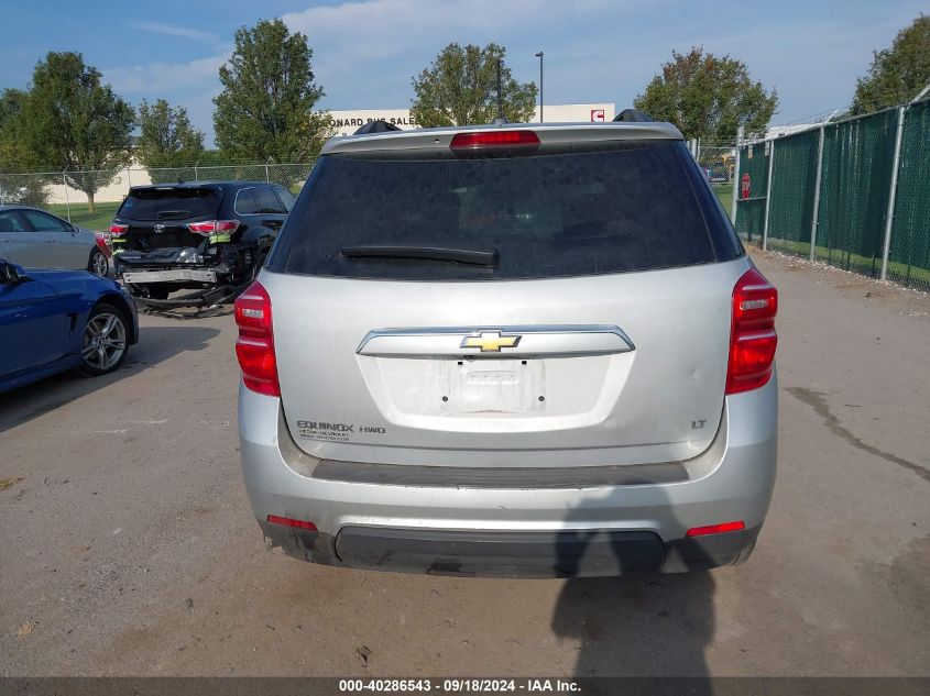 2017 Chevrolet Equinox Lt VIN: 2GNFLFEK7H6100587 Lot: 40286543