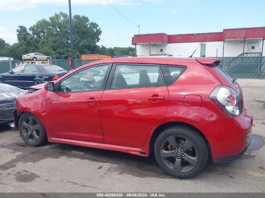 2009 Pontiac Vibe Gt VIN: 5Y2SR67039Z401574 Lot: 40286550