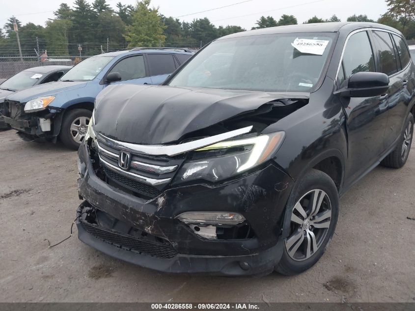 2016 Honda Pilot Ex-L VIN: 5FNYF6H57GB044478 Lot: 40286558