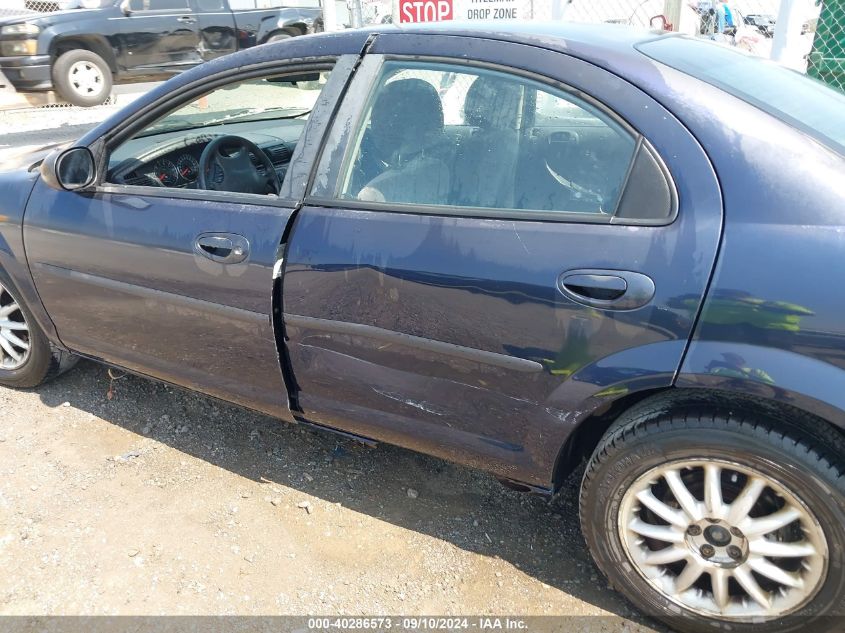 2002 Chrysler Sebring Lx/Lx Plus VIN: 1C3EL46X02N229782 Lot: 40286573