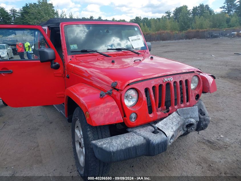 2015 Jeep Wrangler Unlimited Sahara VIN: 1C4BJWEG0FL563975 Lot: 40286580