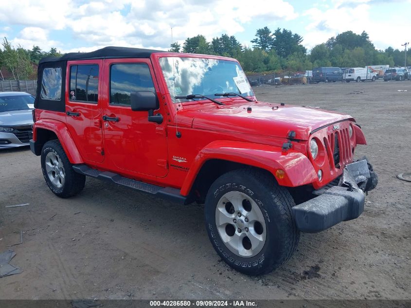 2015 Jeep Wrangler Unlimited Sahara VIN: 1C4BJWEG0FL563975 Lot: 40286580