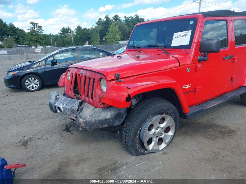 2015 Jeep Wrangler Unlimited Sahara VIN: 1C4BJWEG0FL563975 Lot: 40286580