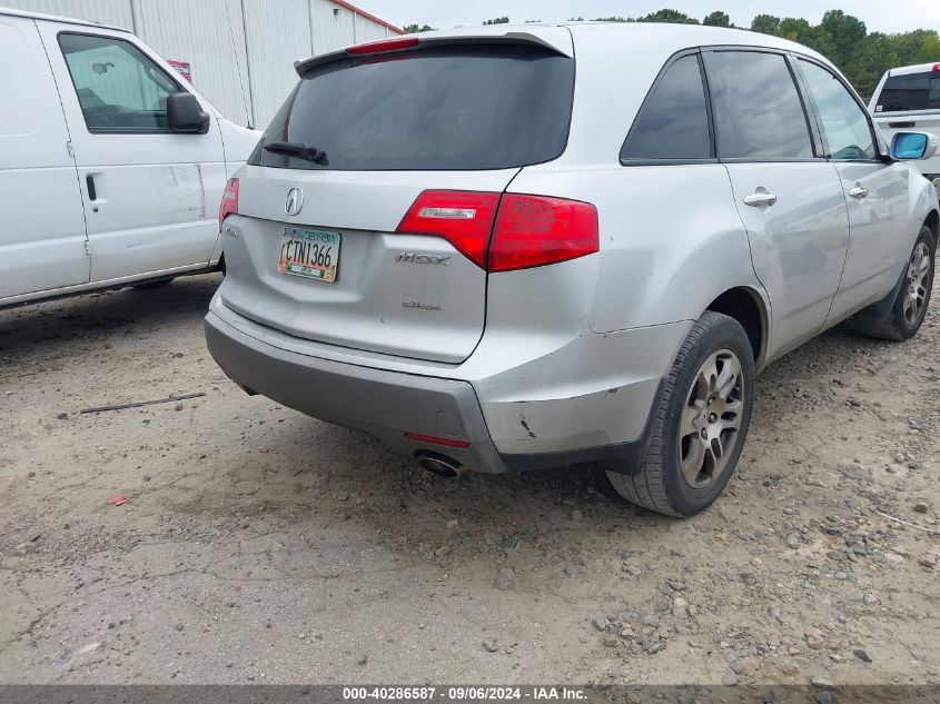 2009 Acura Mdx VIN: 2HNYD28269H531358 Lot: 40286587