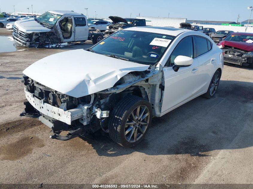 2018 Mazda 3 Grand Touring VIN: 3MZBN1W34JM249690 Lot: 40286592