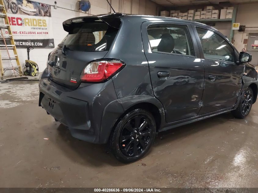 2024 Mitsubishi Mirage Black Edition VIN: ML32AWHJ3RH007774 Lot: 40286636