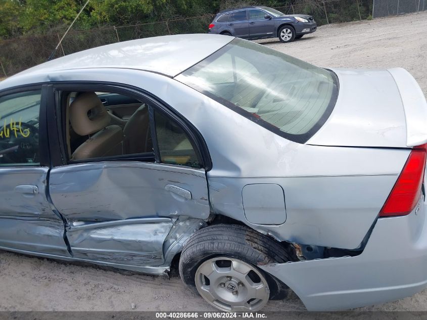 2003 Honda Civic Hybrid VIN: JHMES96673S019295 Lot: 40286646