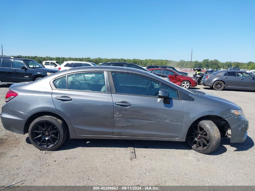 2013 Honda Civic Lx VIN: 19XFB2F56DE047470 Lot: 40286662