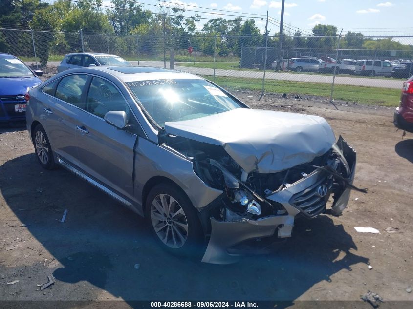 VIN 5NPE34AF7GH434551 2016 Hyundai Sonata, Sport no.1