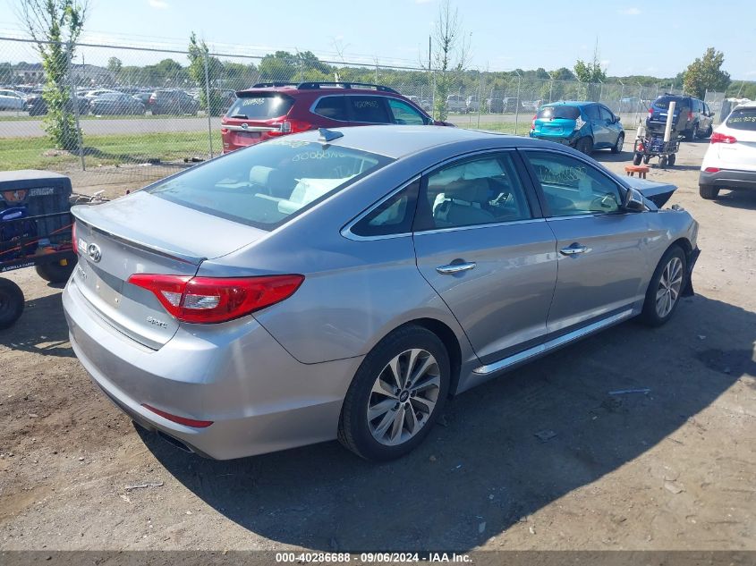 VIN 5NPE34AF7GH434551 2016 Hyundai Sonata, Sport no.4