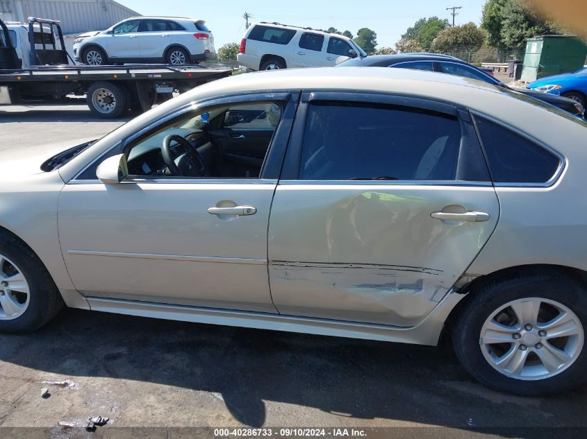 2012 Chevrolet Impala Ls VIN: 2G1WF5E39C1151915 Lot: 40286733
