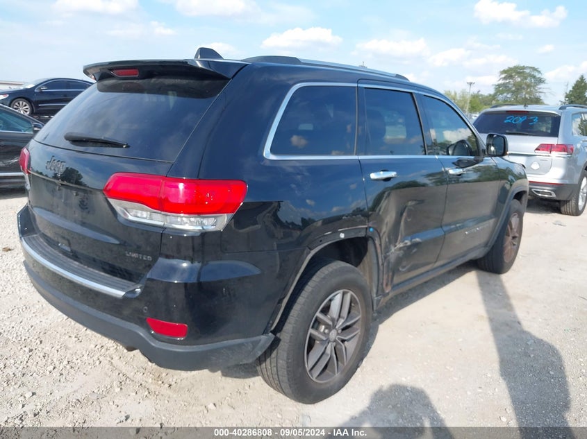 VIN 1C4RJFBGXHC836667 2017 JEEP GRAND CHEROKEE LIMITED 4X4