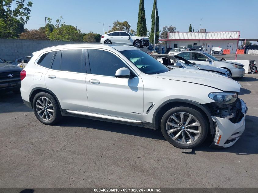 2018 BMW X3 xDrive30I VIN: 5UXTR9C55JLD66259 Lot: 40286810