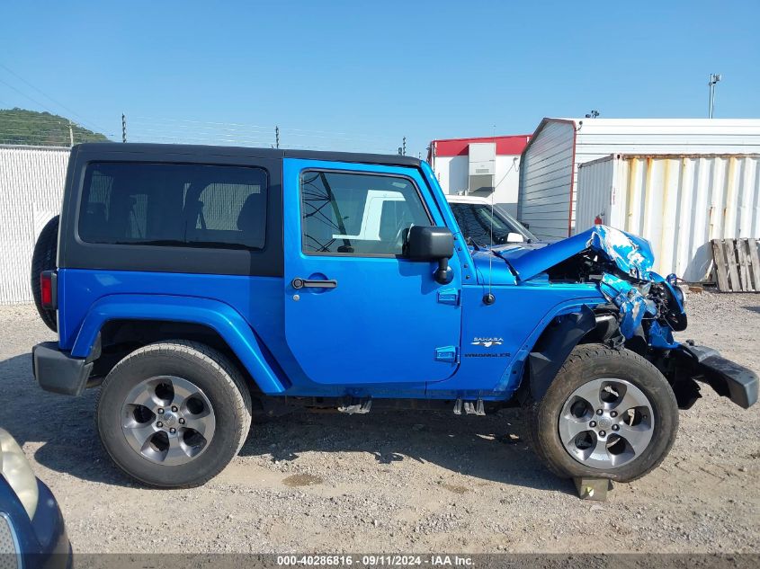 2016 Jeep Wrangler Sahara VIN: 1C4AJWBG9GL112139 Lot: 40286816