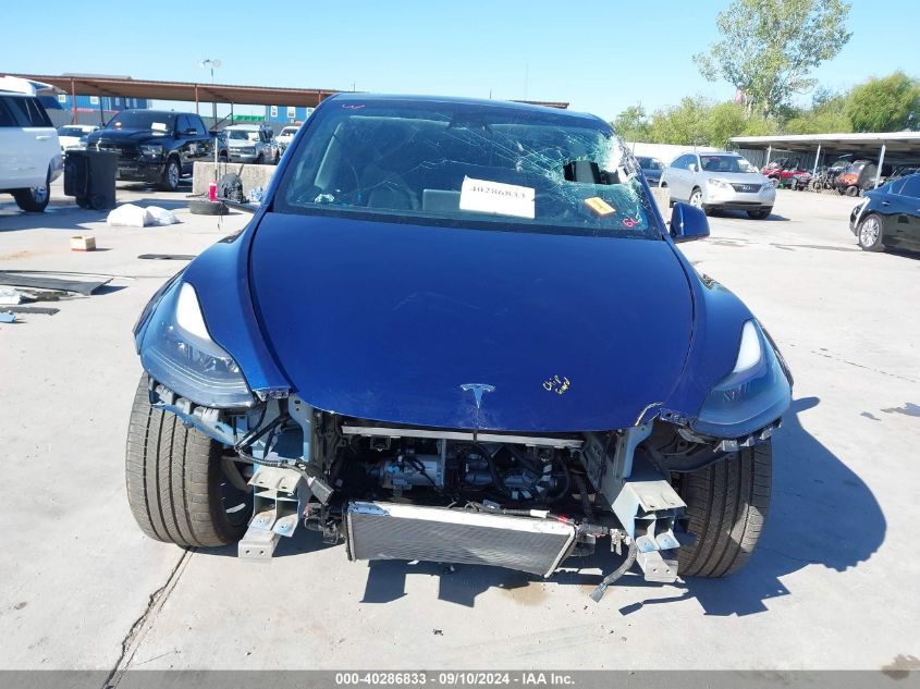 2022 Tesla Model Y Performance Dual Motor All-Wheel Drive VIN: 7SAYGDEF2NF374852 Lot: 40286833