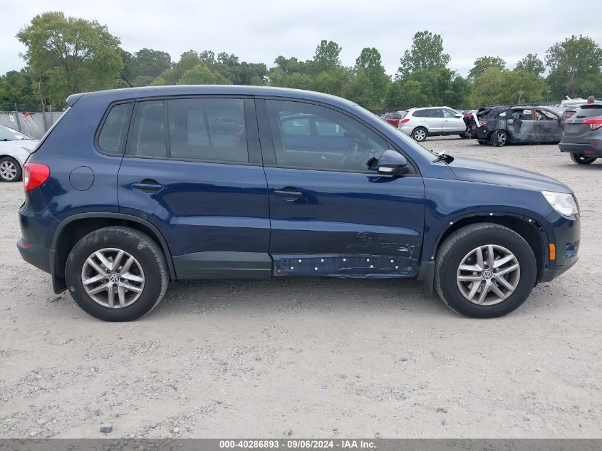 2011 Volkswagen Tiguan S VIN: WVGBV7AX5BW561529 Lot: 40286893