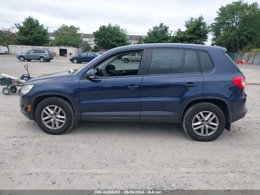 2011 Volkswagen Tiguan S VIN: WVGBV7AX5BW561529 Lot: 40286893