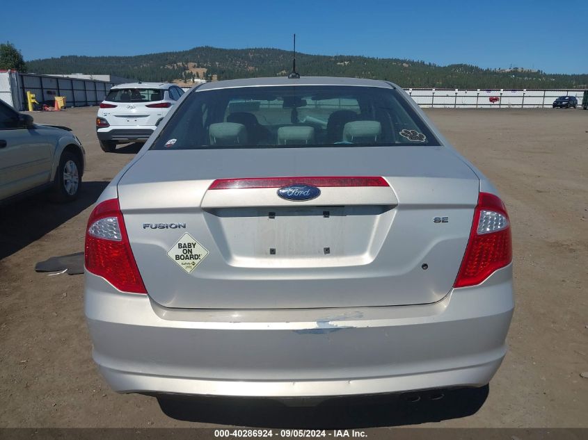 2010 Ford Fusion Se VIN: 3FAHP0HA6AR163027 Lot: 40286924