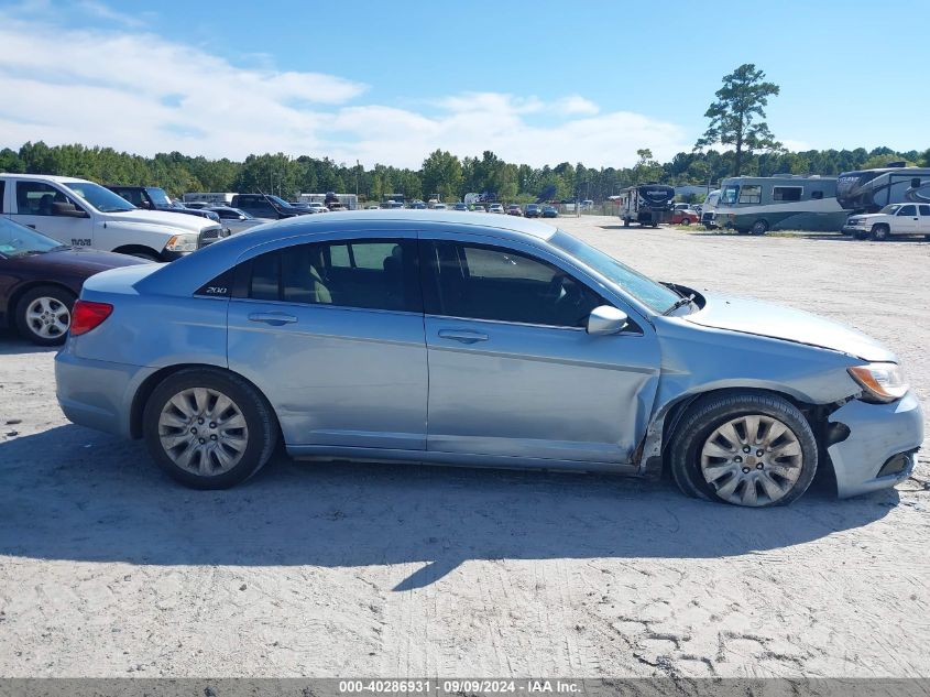 2012 Chrysler 200 Lx VIN: 1C3CCBABXCN159815 Lot: 40286931