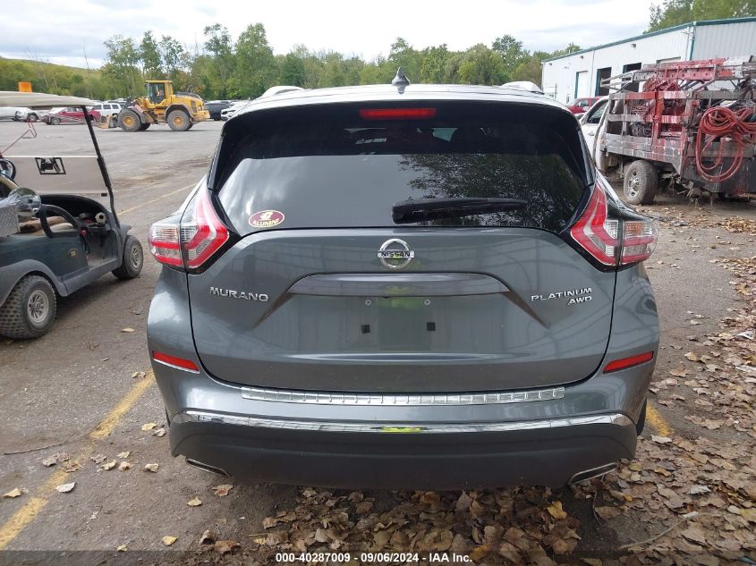 2018 Nissan Murano Platinum VIN: 5N1AZ2MHXJN170856 Lot: 40287009