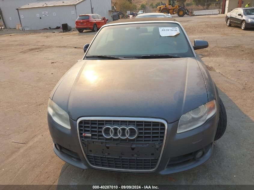 2009 Audi A4 2.0T VIN: WAUAF48H79K006624 Lot: 40287010