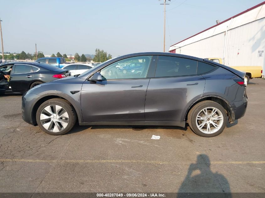 2022 Tesla Model Y Long Range Dual Motor All-Wheel Drive VIN: 7SAYGDEEXNF408978 Lot: 40287049