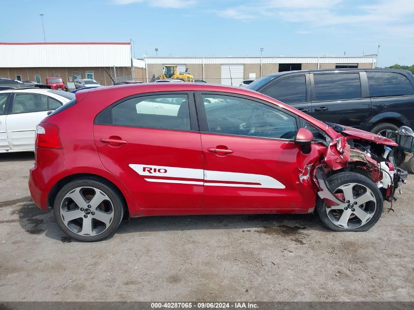 2012 Kia Rio5 Sx VIN: KNADN5A36C6054717 Lot: 40287065