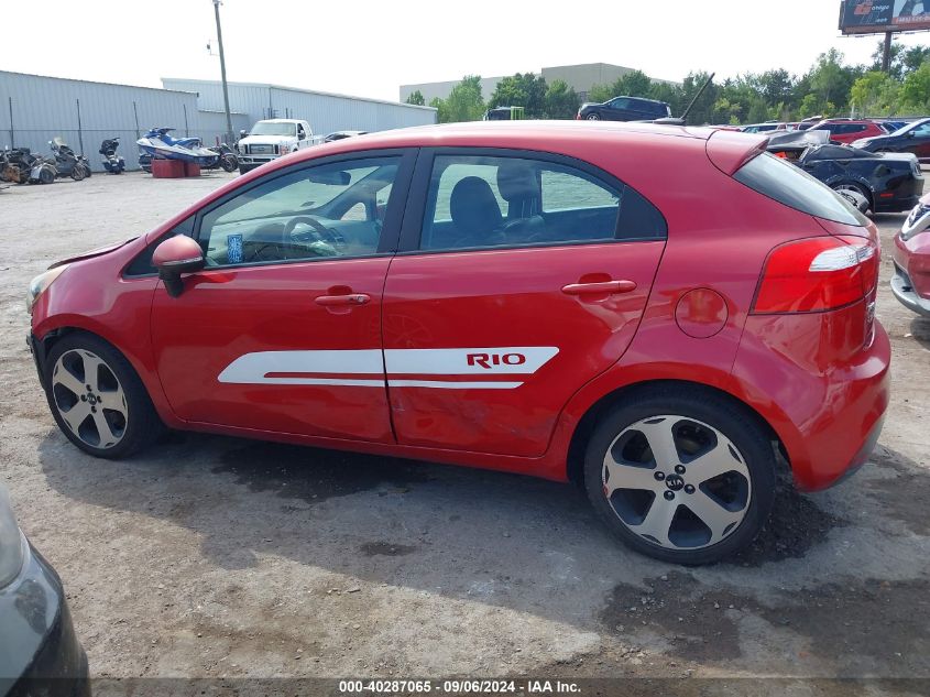 2012 Kia Rio5 Sx VIN: KNADN5A36C6054717 Lot: 40287065