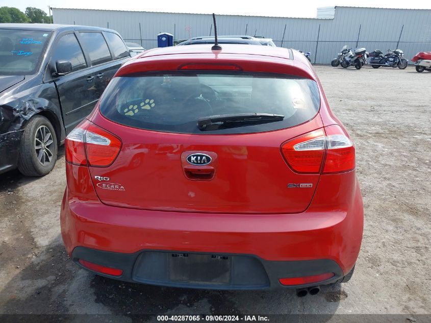 2012 Kia Rio5 Sx VIN: KNADN5A36C6054717 Lot: 40287065