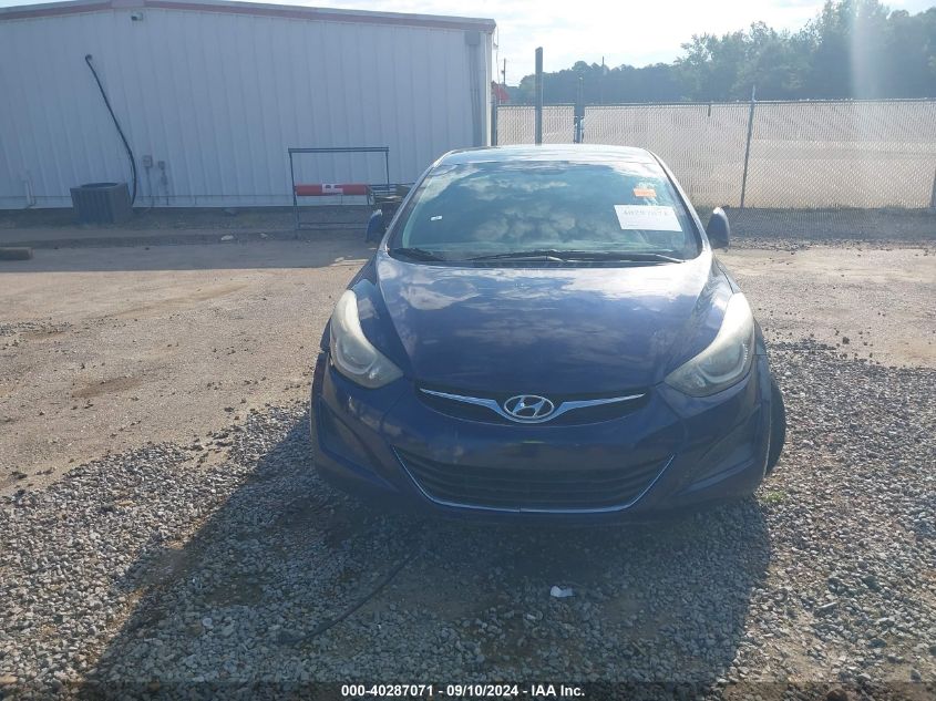 2014 Hyundai Elantra Se VIN: 5NPDH4AEXEH529770 Lot: 40287071