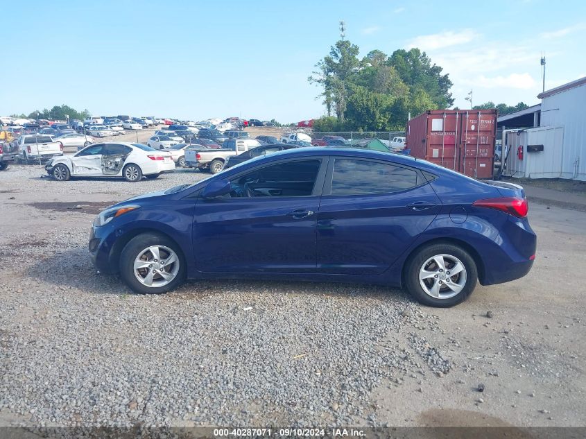 2014 Hyundai Elantra Se VIN: 5NPDH4AEXEH529770 Lot: 40287071