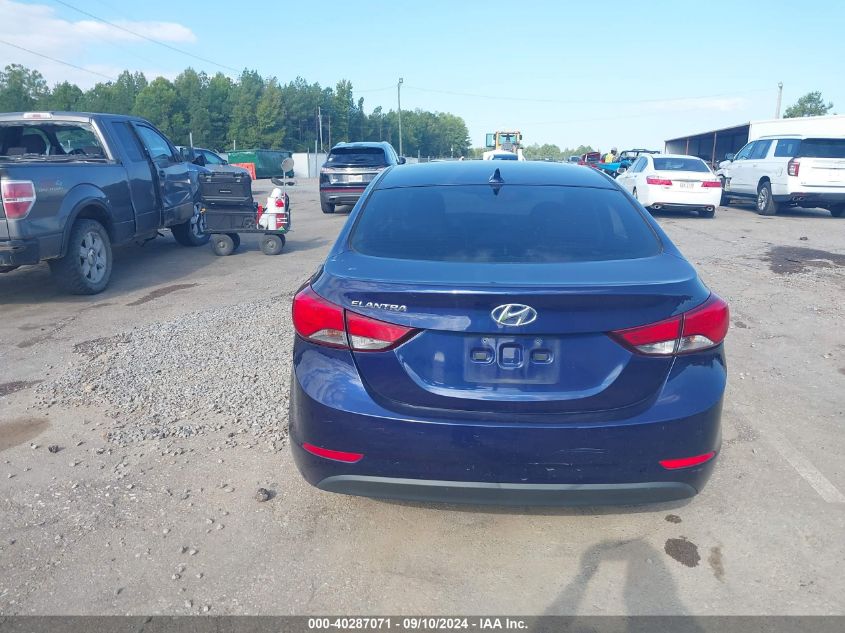 2014 Hyundai Elantra Se VIN: 5NPDH4AEXEH529770 Lot: 40287071