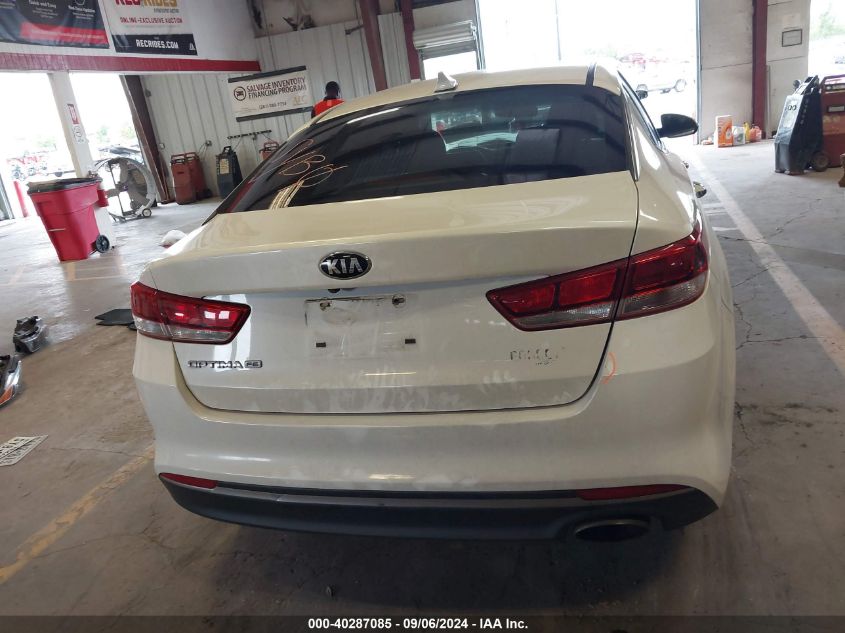 2016 Kia Optima Lx VIN: KNAGT4L34G5090685 Lot: 40287085