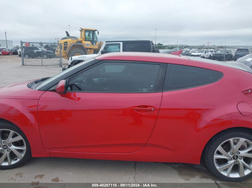 2016 Hyundai Veloster VIN: KMHTC6AD4GU294414 Lot: 40287110