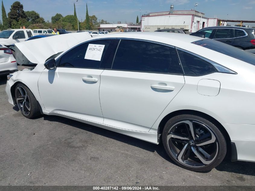 1HGCV1F3XNA116699 2022 Honda Accord Sport