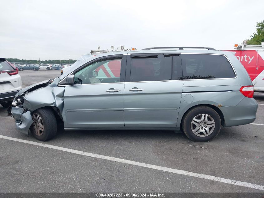 2005 Honda Odyssey Ex-L VIN: 5FNRL38675B051660 Lot: 40287223