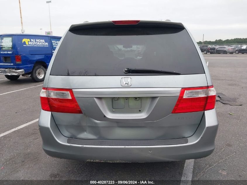 2005 Honda Odyssey Ex-L VIN: 5FNRL38675B051660 Lot: 40287223