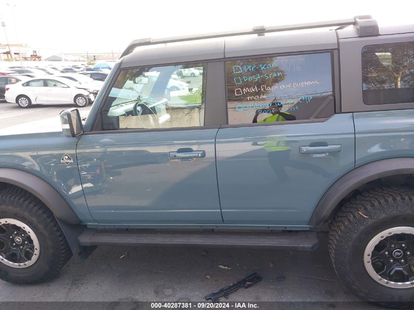 2022 Ford Bronco Outer Banks VIN: 1FMEE5DP5NLA75466 Lot: 40287381