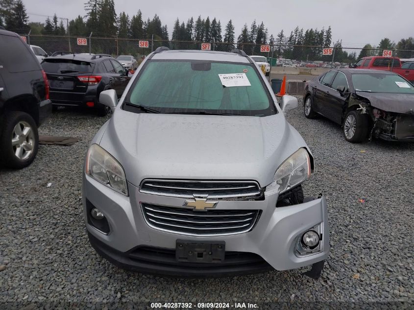 2015 Chevrolet Trax Ltz VIN: 3GNCJTSB2FL237683 Lot: 40287392