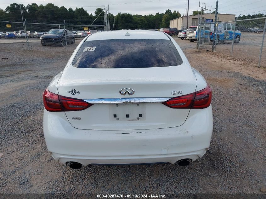 2018 Infiniti Q50 Luxe/Sport VIN: JN1EV7AR8JM432572 Lot: 40287470