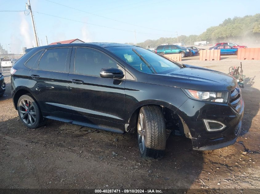 2017 Ford Edge Sport VIN: 2FMPK4AP6HBC58265 Lot: 40287471