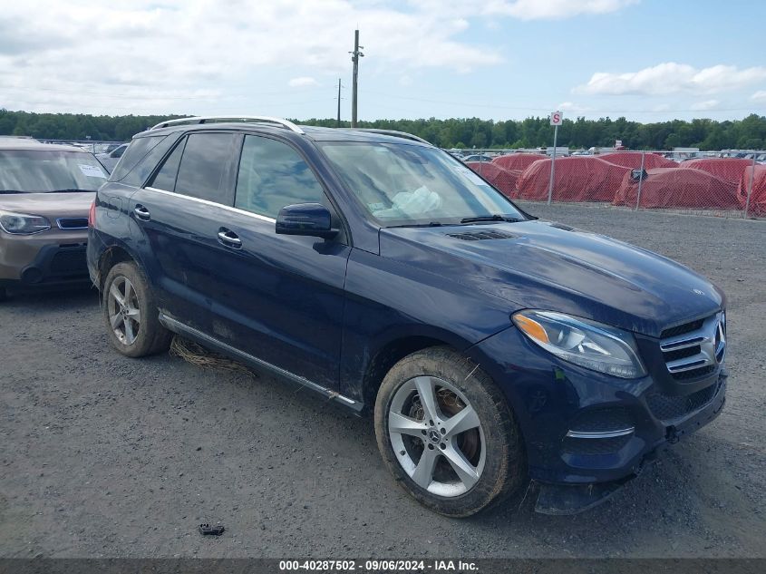 2017 Mercedes-Benz Gle 350 4Matic VIN: 4JGDA5HB6HA972818 Lot: 40287502