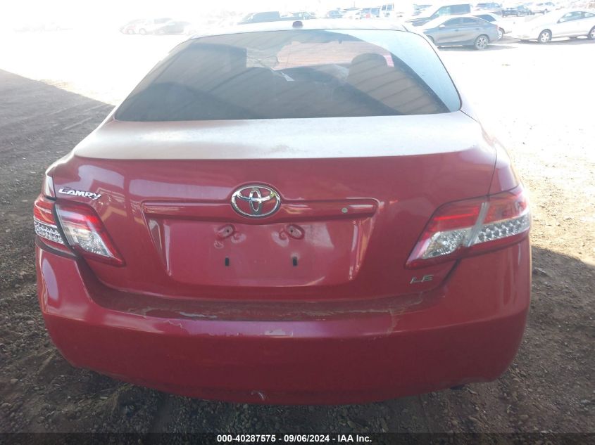 2010 Toyota Camry Le VIN: 4T1BF3EK8AU103921 Lot: 40287575